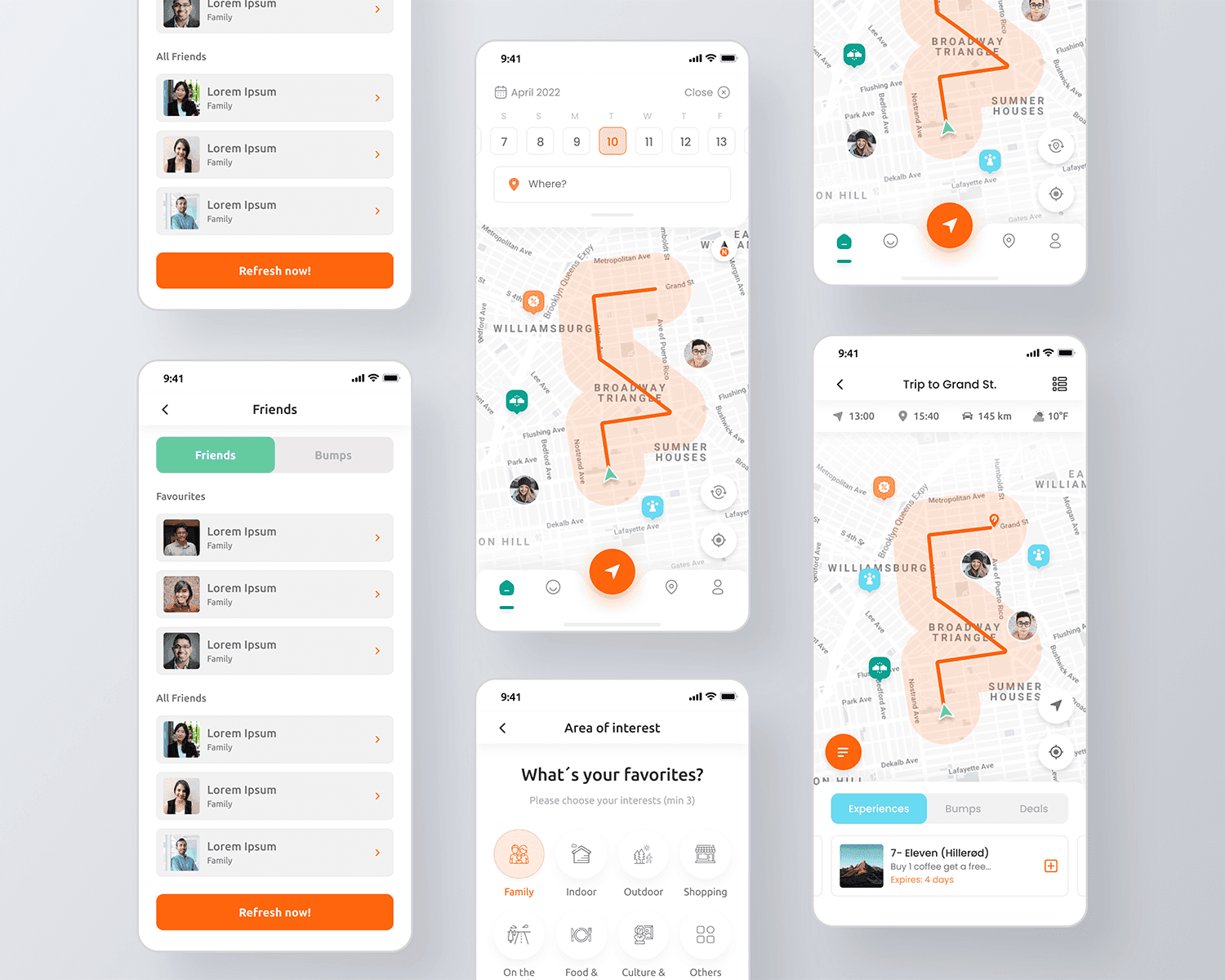 Routii screen